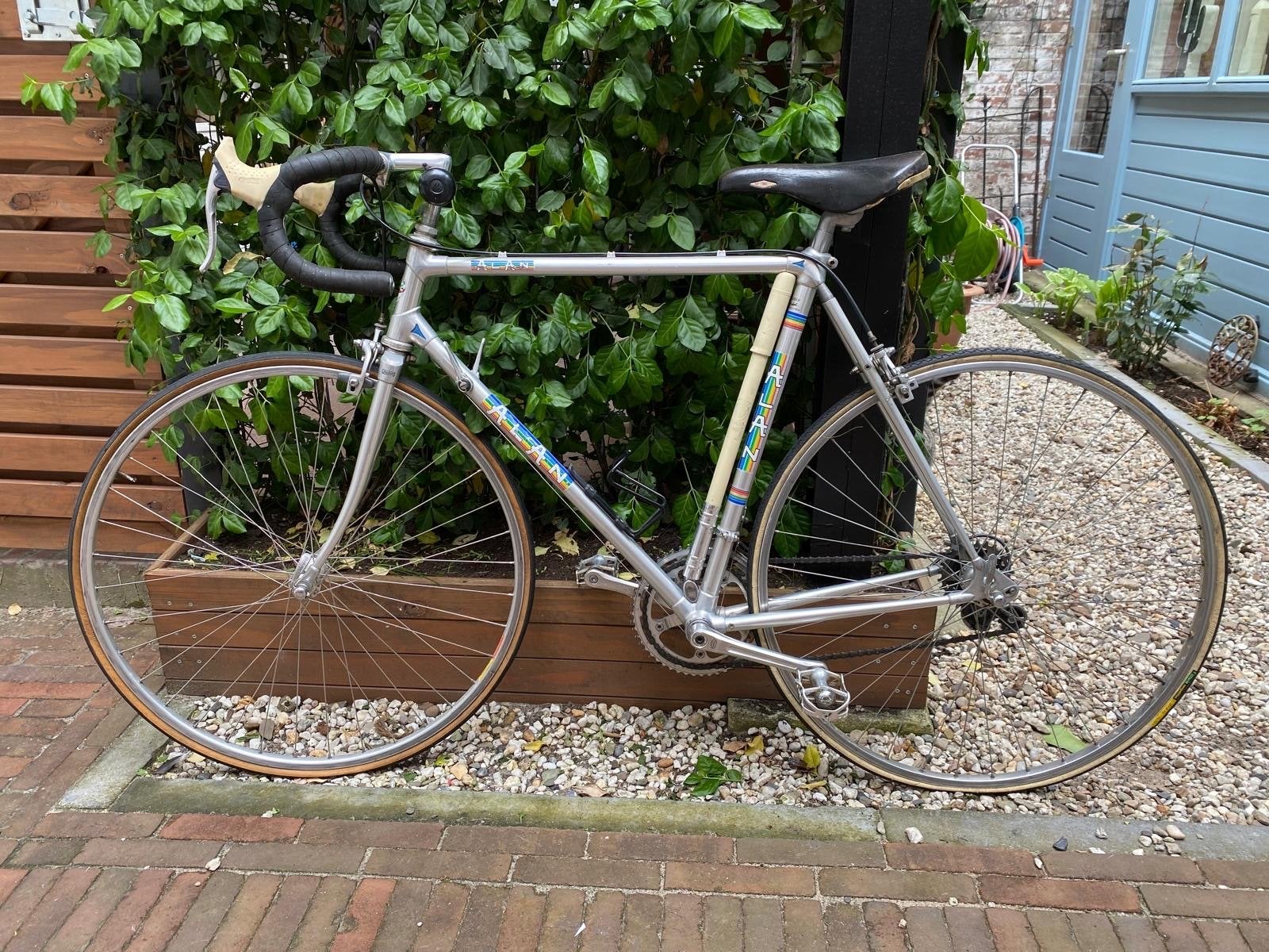 Vintage Alan racefiets, Shimano 600, aluminium, Fietsen en Brommers, 28 inch, Gebruikt, 10 tot 15 versnellingen, Aluminium