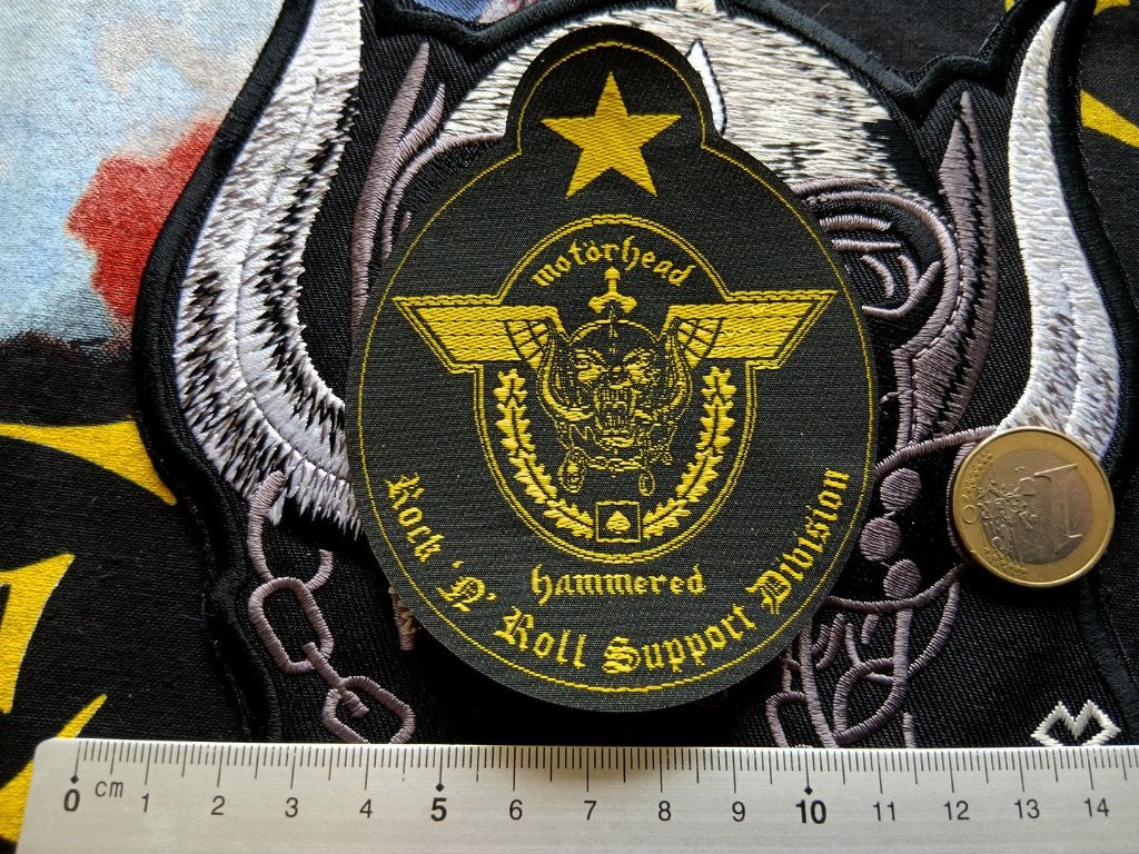Motorhead zeer mooie nieuwe Hammered shaped patch 83, Ophalen of Verzenden, Nieuw, Kleding