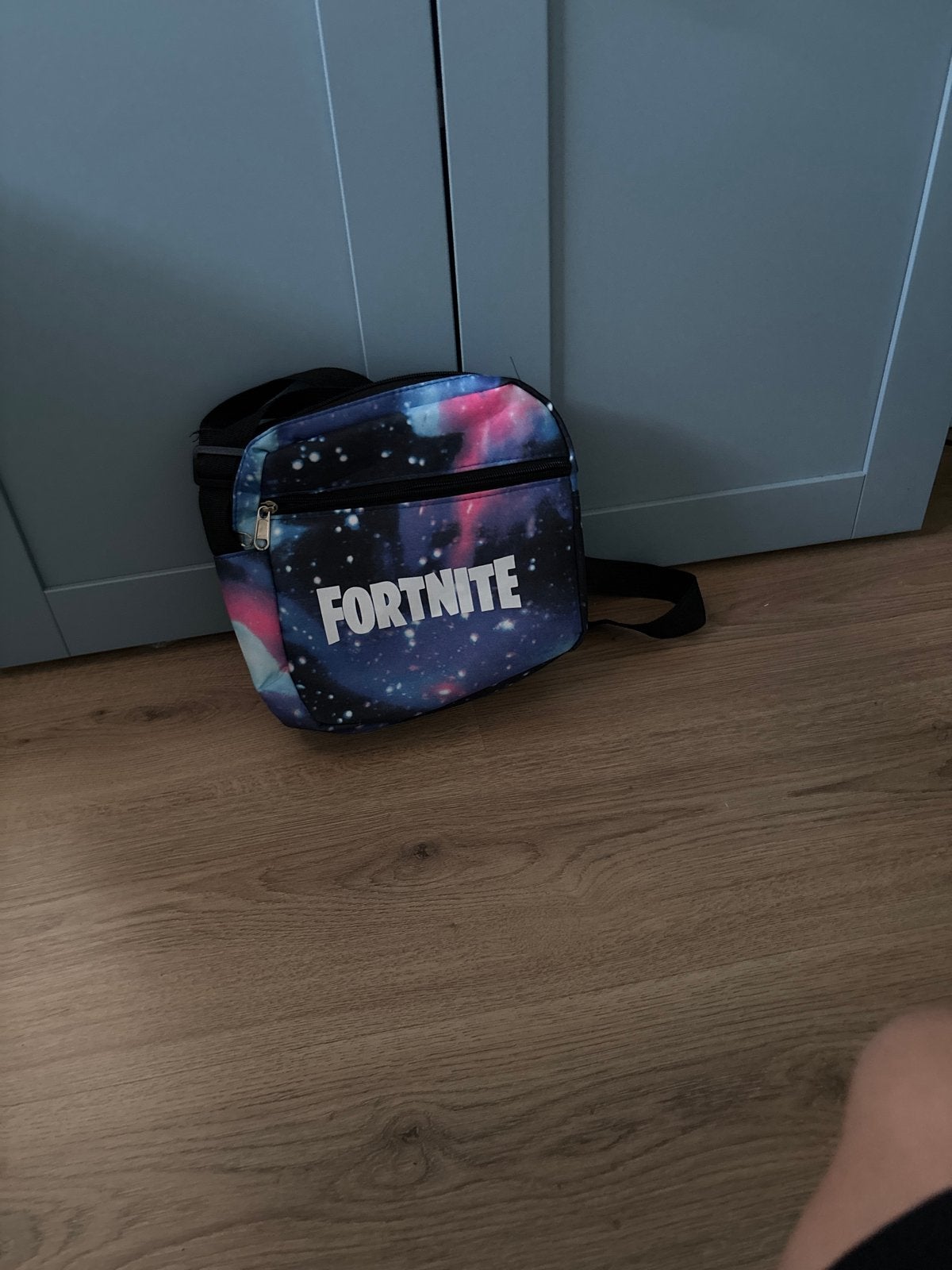 Fortnite schoudertas - Galaxy print, Ophalen of Verzenden, Gebruikt, Blauw, Overige merken
