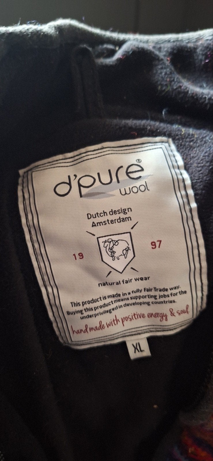 D'pure Wool Fair Wear Vest XL - Handgemaakt & Kleurrijk, Pure, Ophalen of Verzenden, Maat 38/40 (M), Meerkleurig