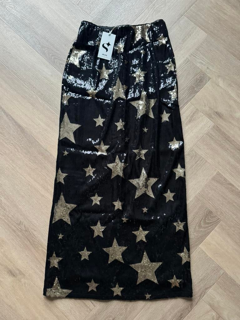Nieuw Shoeby Nicolette van Dam pailletten rok maat XS/S, Zwart, Nieuw, Ophalen of Verzenden, Maat 34 (XS) of kleiner