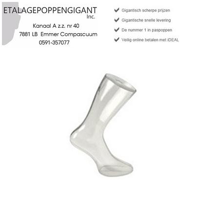 Presentatie Voet / Voeten Helder Transparant Unisex EPG, Sokken en Kniesokken, Overige kleuren, Maat 35 t/m 38, Nieuw