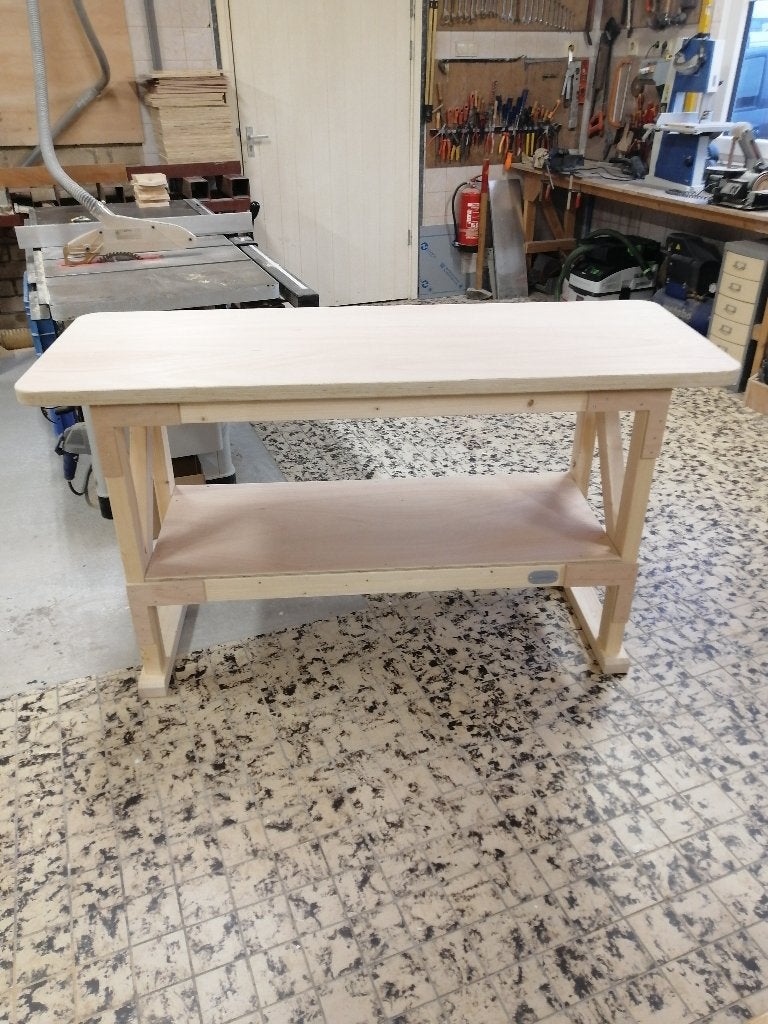 Werkbank - werktafel - inpaktafel - hobbytafel 160 x 60, Ophalen of Verzenden, Nieuw, 120 tot 170 cm, Bankschroef