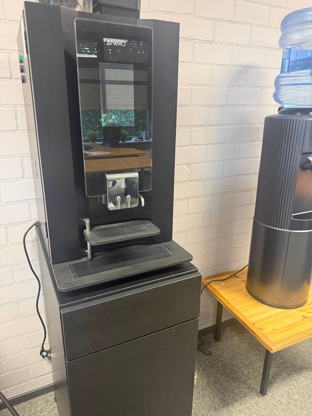 Animo OptiBean 3 Touch koffiemachine 2022 + onderkast, Ophalen, Zo goed als nieuw