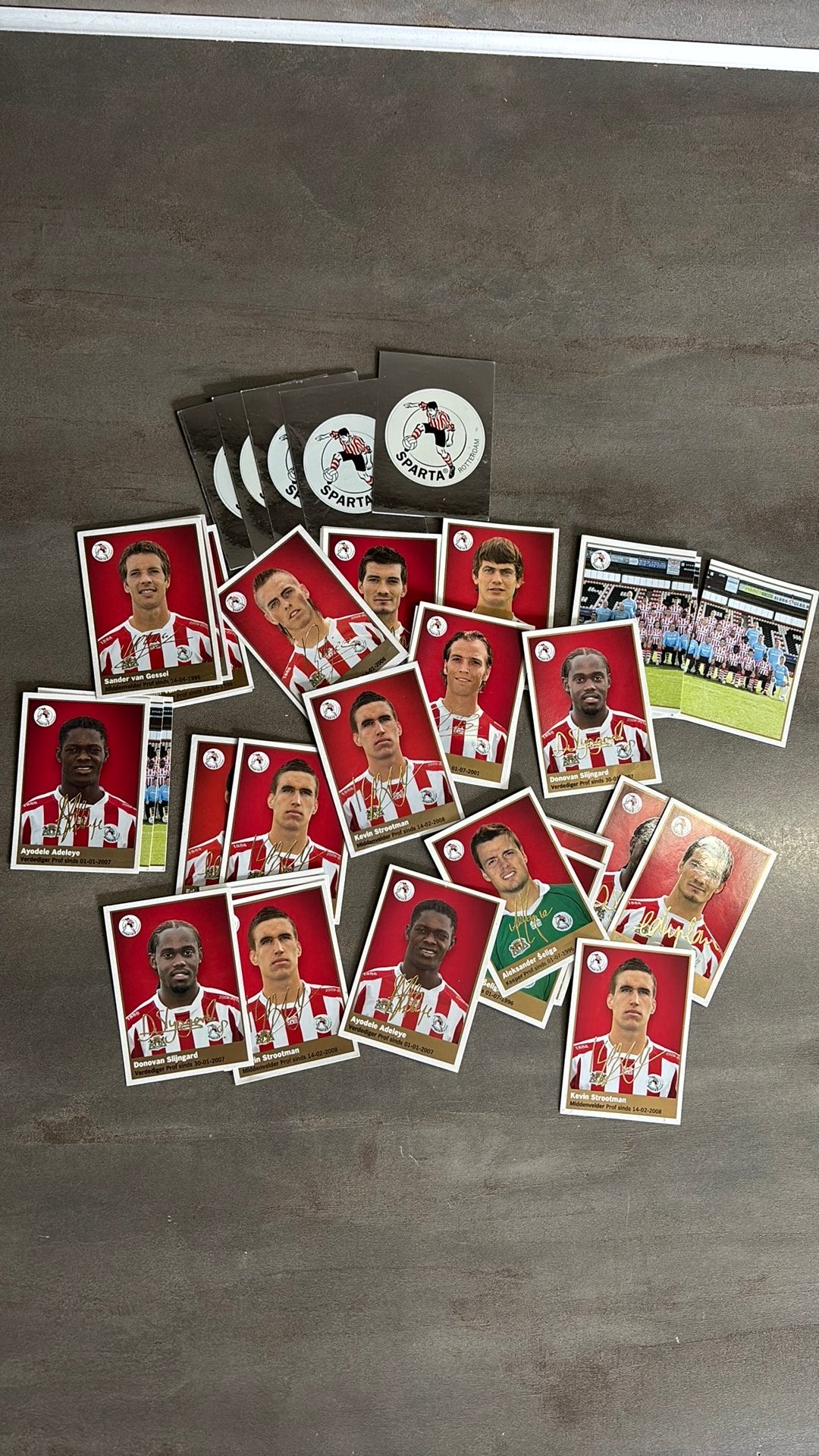 Sparta Rotterdam • Oude Voetbalplaatjes, Verzamelen, Albert Heijn, Ophalen of Verzenden