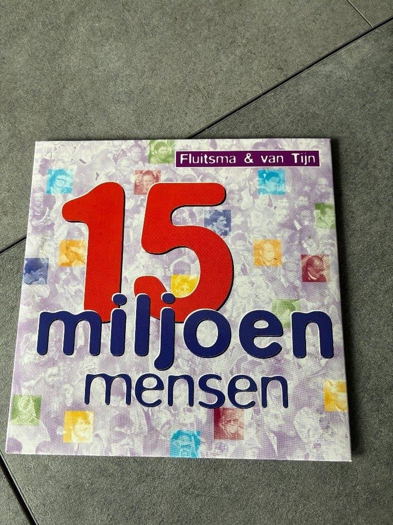 Fluitsma & Van Tijn 15 miljoen mensen cd-single, Ophalen of Verzenden, Zo goed als nieuw, Nederlandstalig