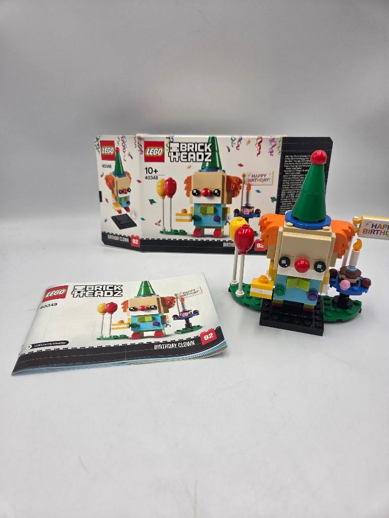 Lego Brickheadz 40348 Birthday Clown, Compleet, BrickHeadz, Lego, Ophalen of Verzenden