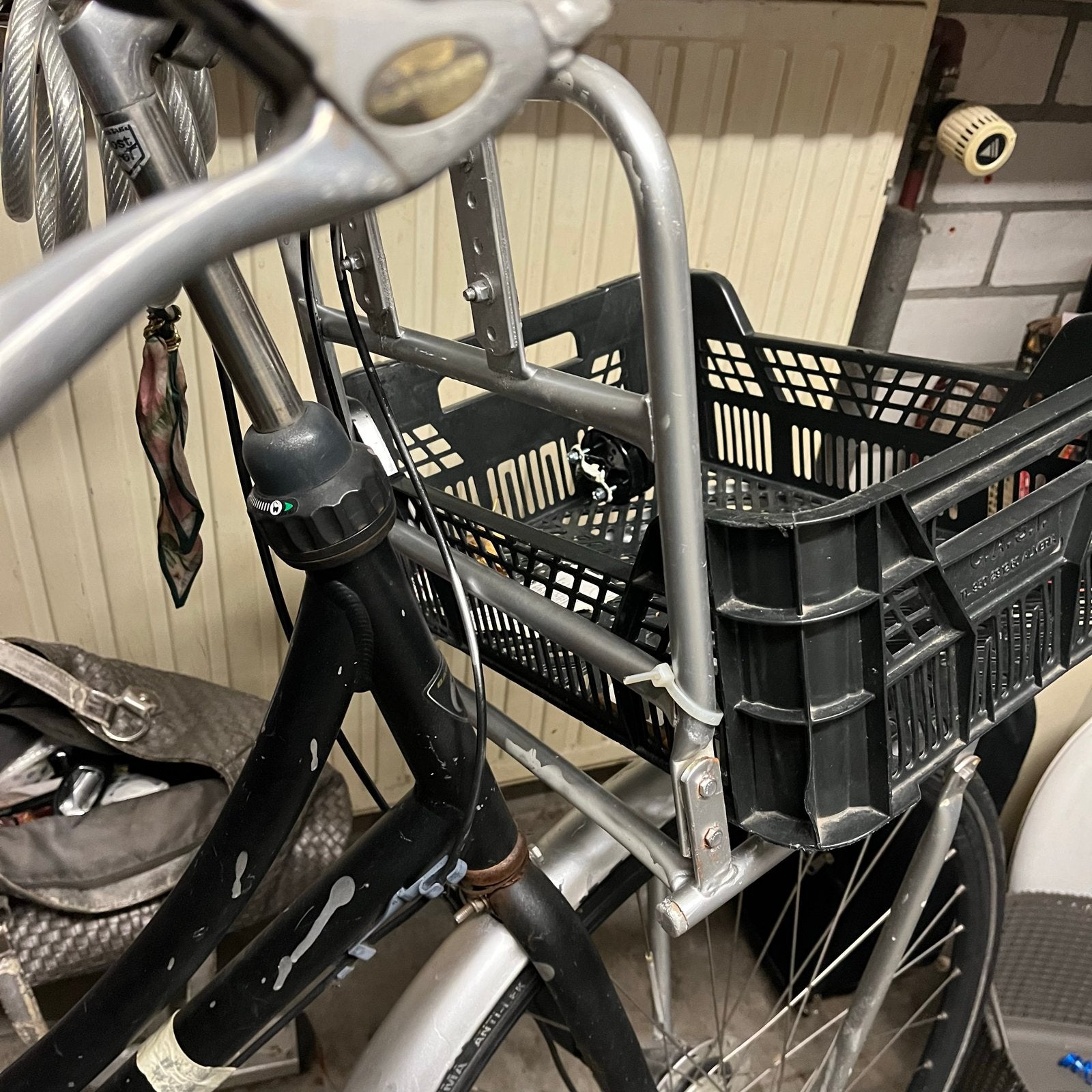 Batavus damesfiets met mandje en bagagedrager, Versnellingen, Batavus, Ophalen of Verzenden, Trommelrem