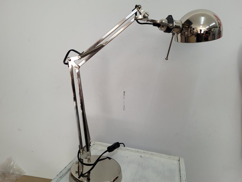nieuwstaat chrome verstelbare tafellamp /hobbylamp, Ophalen of Verzenden, Zo goed als nieuw, Minder dan 50 cm