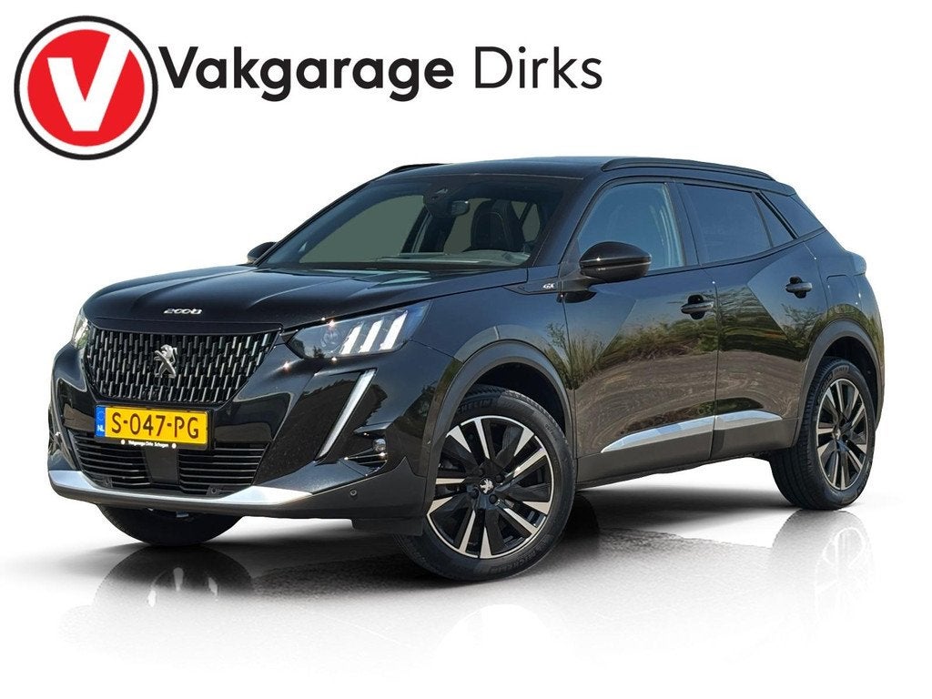 Peugeot 2008 1.2 156 PK Aut8 GT Pack ✅ Pano ✅ ACC ✅ LE, Auto's, Peugeot, Gebruikt, Zwart, 1180 kg, 3 cilinders