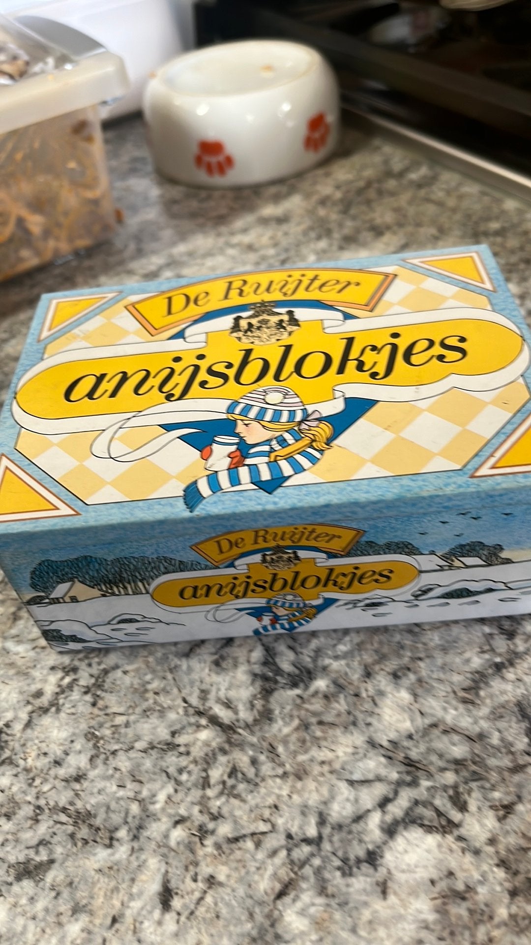 Anijsblokjes blik, Ophalen of Verzenden, Zo goed als nieuw, Overige