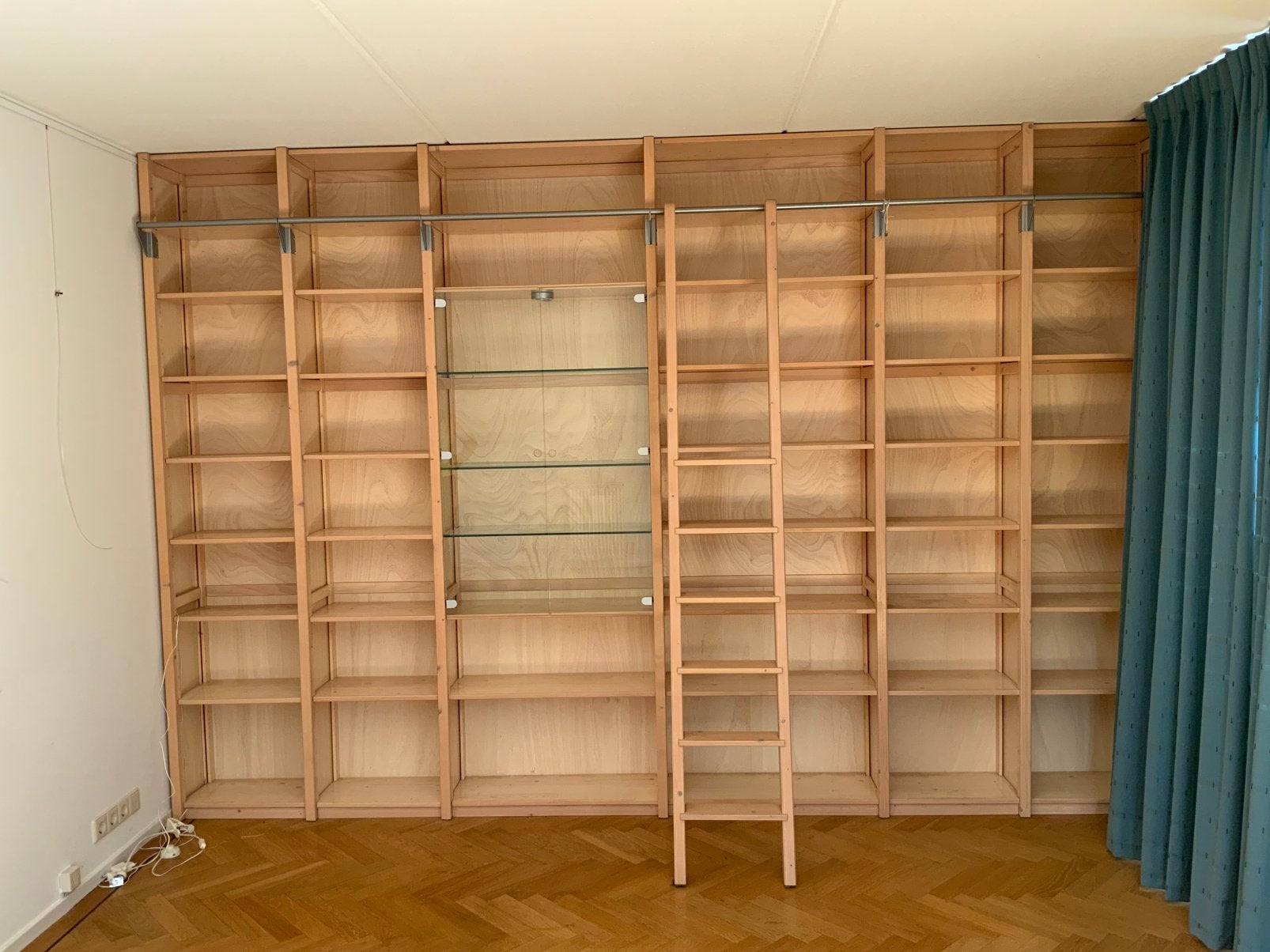 Grote boekenkast, Ophalen, Met plank(en), 200 cm of meer, Grenenhout