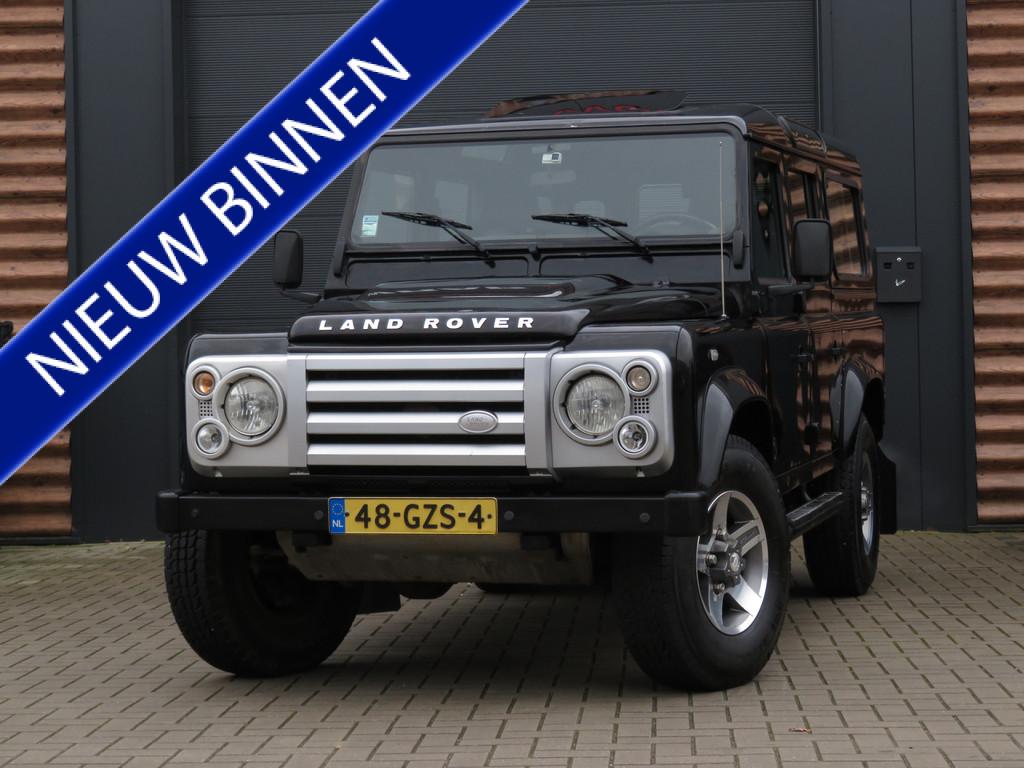 Land Rover Defender 2.4 TD 110 SW SVX 60th Anniversary Airco, Auto's, Land Rover, 1940 kg, Gebruikt, Zwart, 4 cilinders