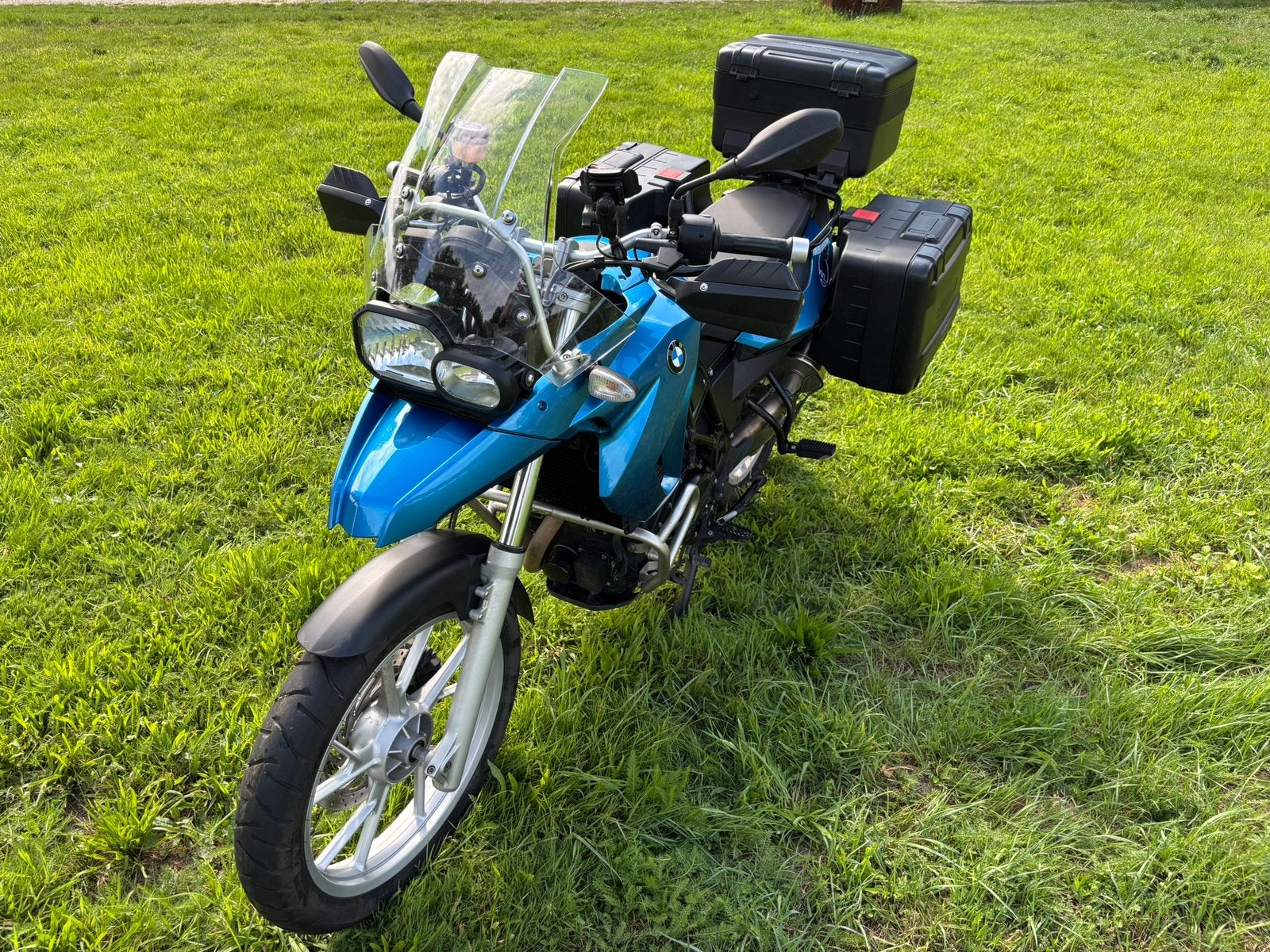 BMW F650GS (800cc) 2009 – Vario kofferset, valbeugels., Motoren, Particulier, Toermotor