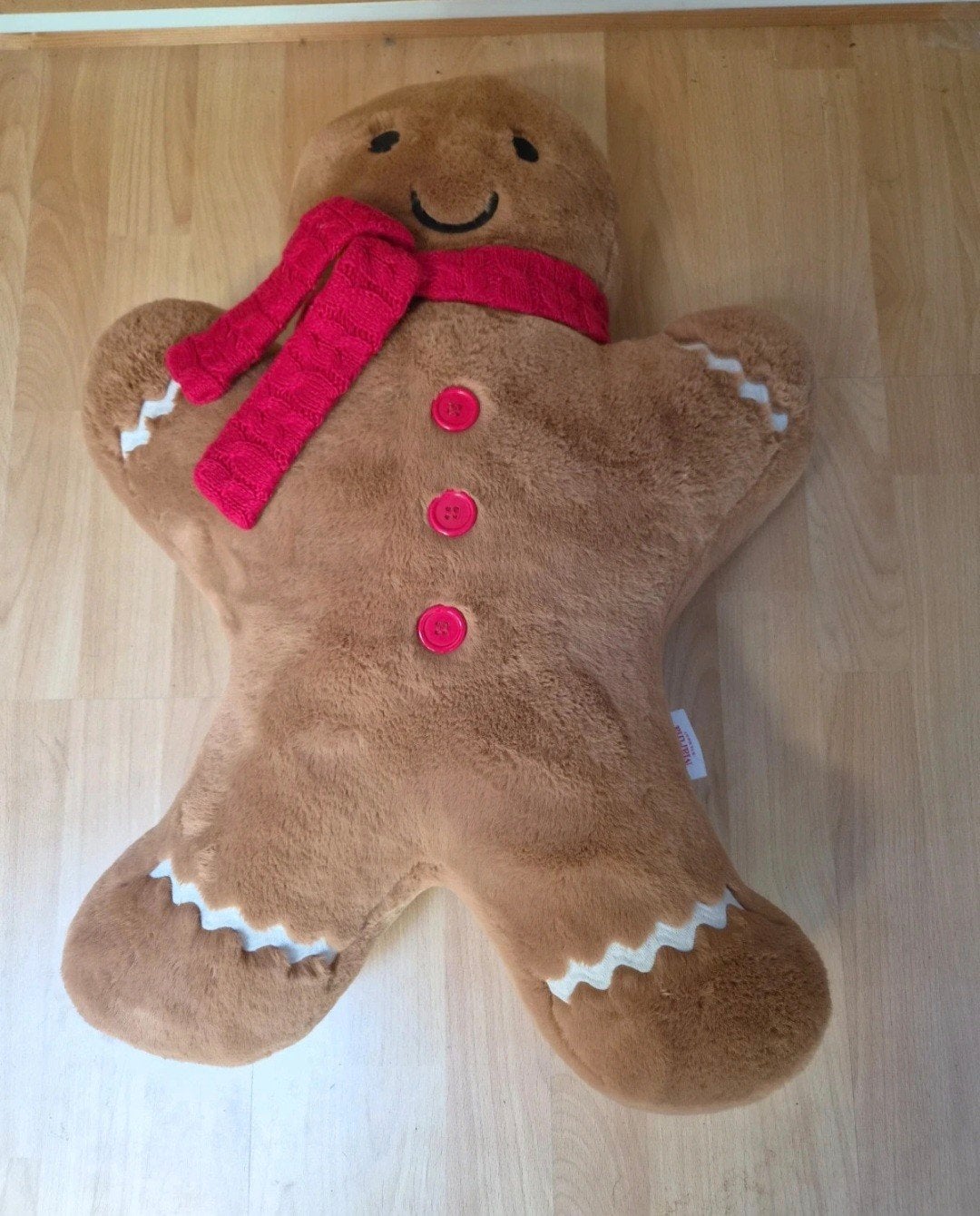 Grote Martha Stewart Gingerbread Man Knuffel/kussen, Overige merken, Overige karakters, Overige typen, Ophalen of Verzenden