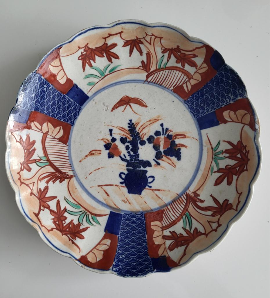 Te koop antiek Chinees Porseleinen wandbord, Antiek en Kunst, Ophalen of Verzenden