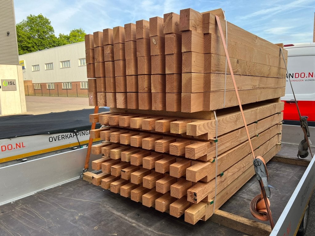 Douglas balken 12x12x250/300/400/500cm, Ophalen of Verzenden, Nieuw, 250 cm of meer, Balken