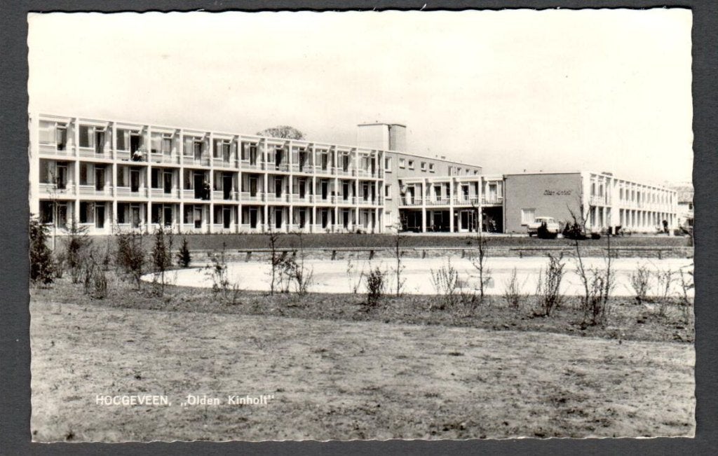 Oude ansicht - Hoogeveen - Olden Kinholt - Dr., Ophalen of Verzenden, 1940 tot 1960, Ongelopen, Drenthe