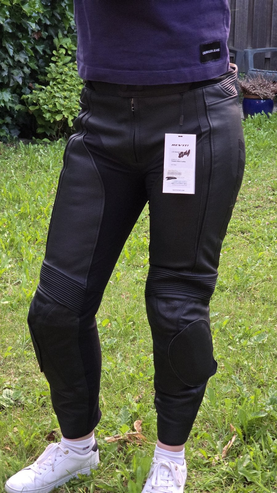 Leer dames motor broek NIEUW, Nieuw met kaartje, REV'IT!, Broek | leer, Ophalen of Verzenden