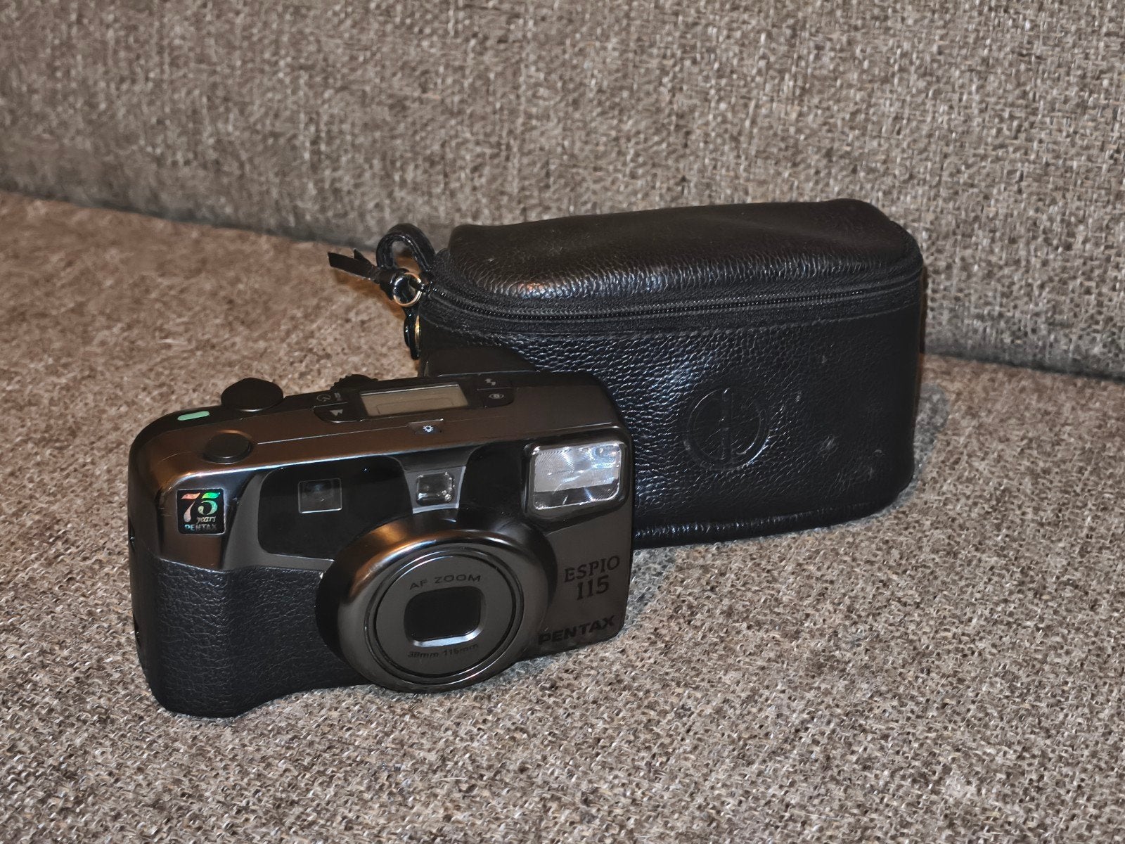 Pentax Espio 115 met limited edition Gucci cameratas, Ophalen of Verzenden, Compact, Pentax