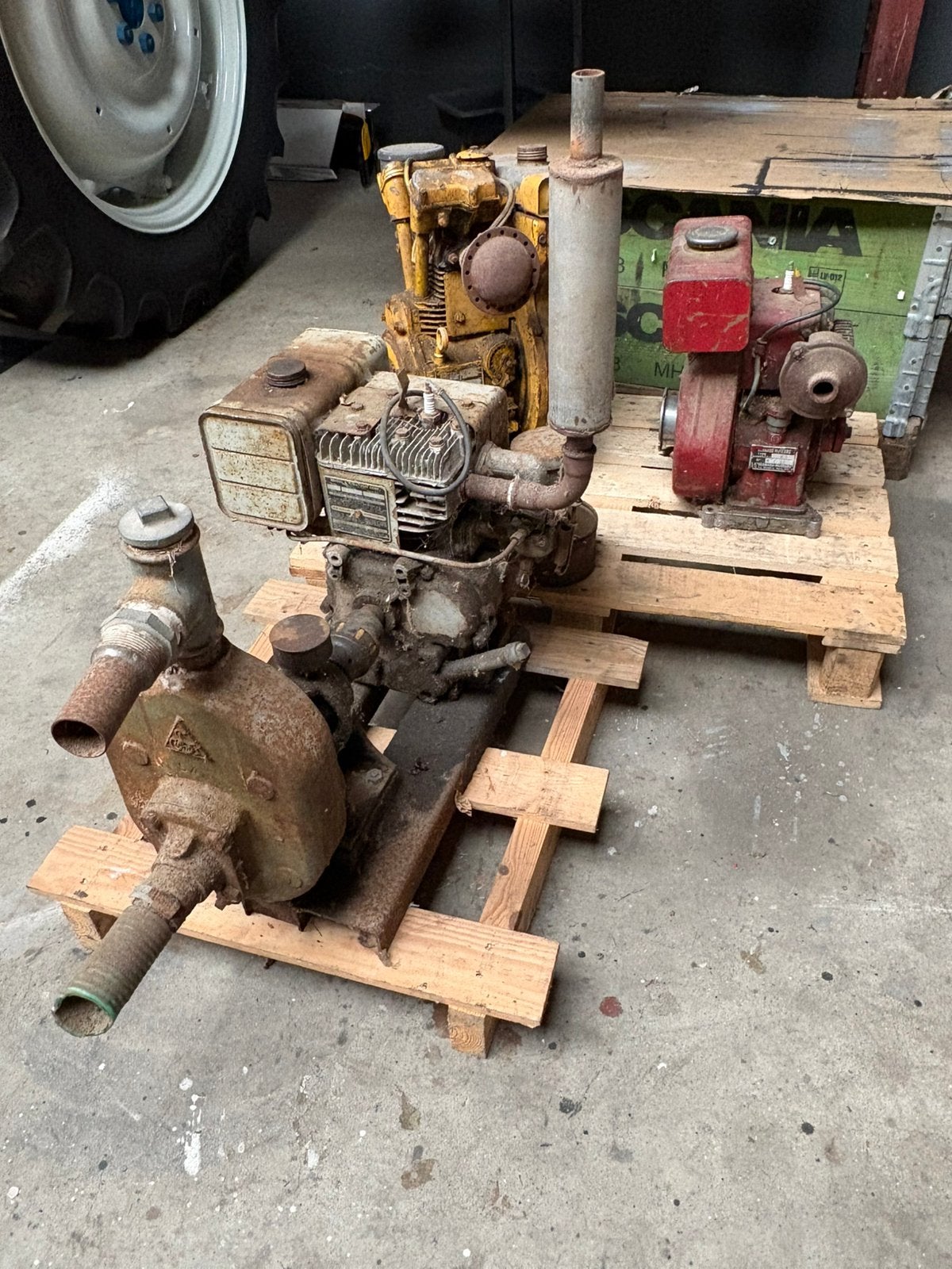 Stationere motoren, 3 stuks, Ophalen, Gebruikt, Elektromotor