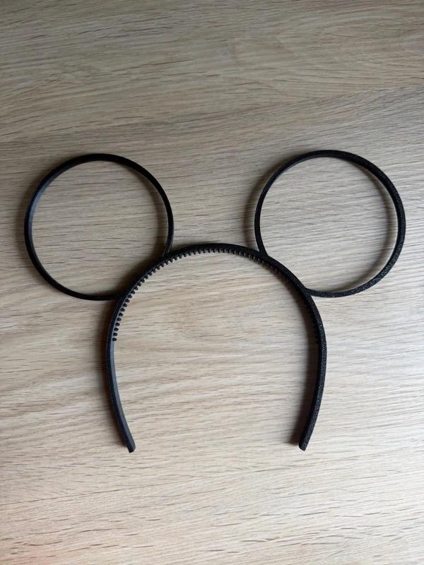 Mickey mouse headband headclip ears fun kids 3d printing, Ophalen of Verzenden, Mickey Mouse, Nieuw, Beeldje of Figuurtje