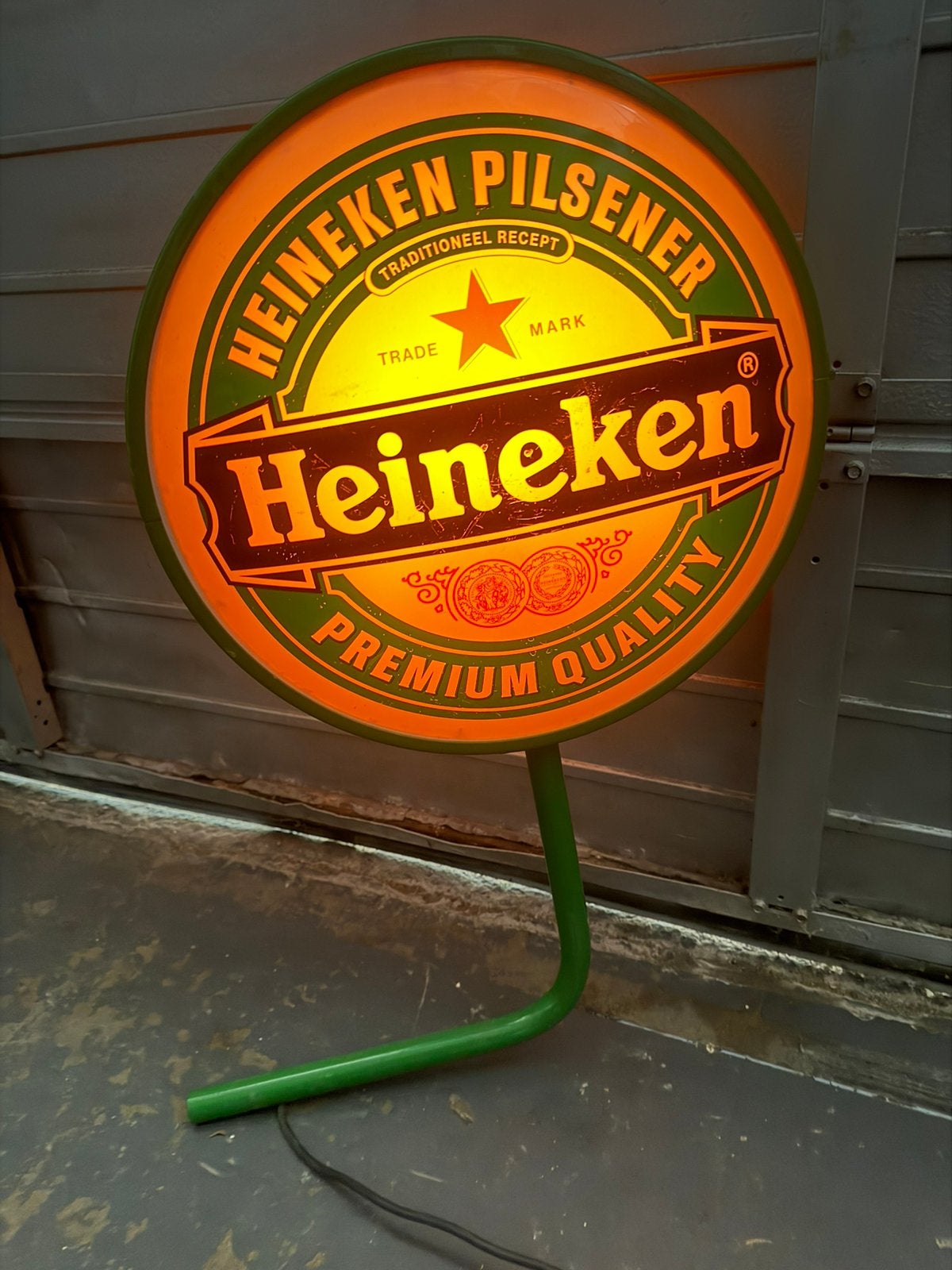 Heineken Lamp, Ophalen, Gebruikt, Lichtbak of (neon) lamp