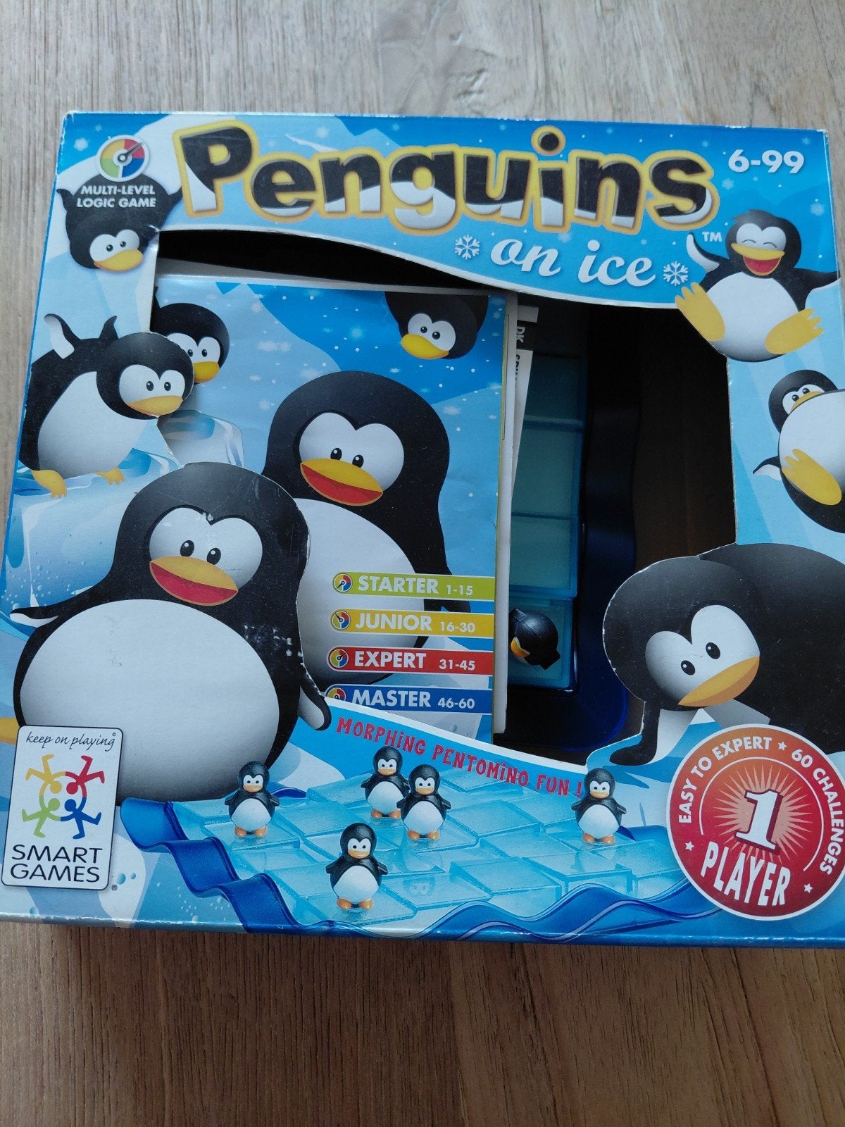 Smart Games Penguins on Ice - Logisch denkspel, Hobby en Vrije tijd, Ophalen of Verzenden, Gebruikt, Overige typen