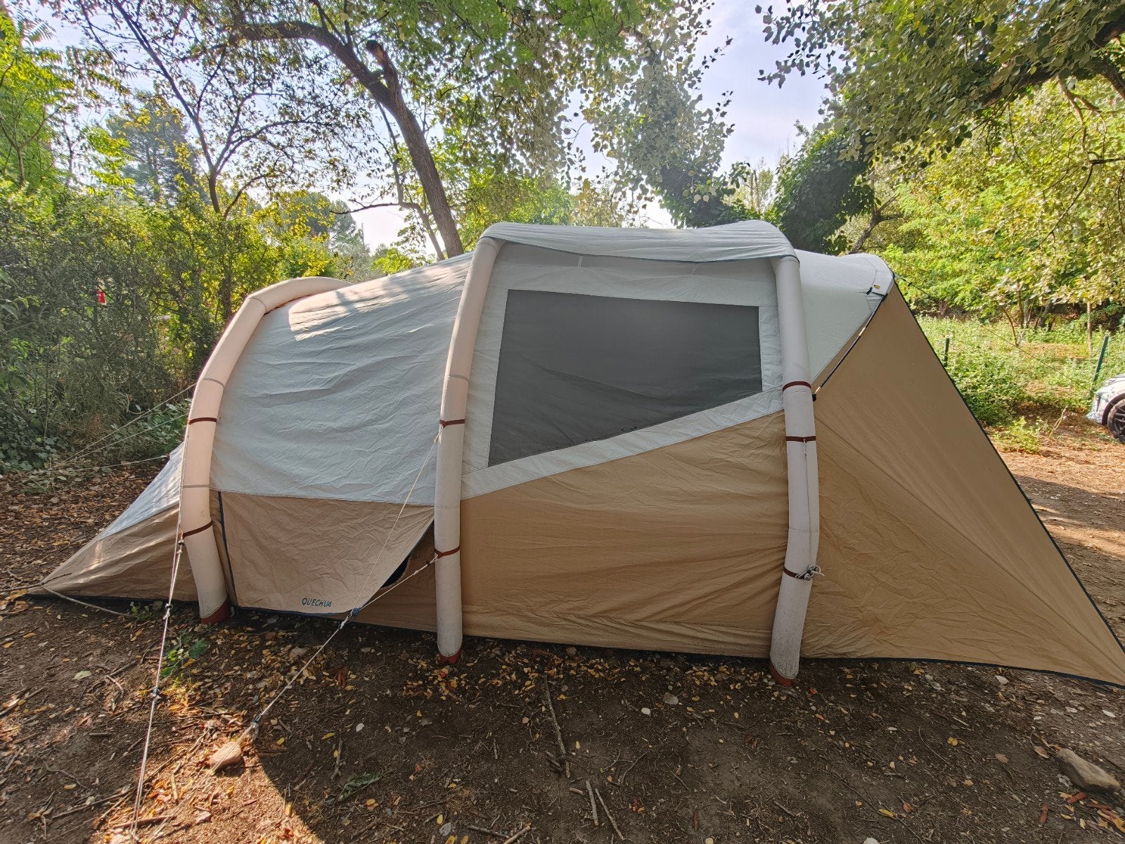 Quechua Air Seconds 5.2 - Opblaasbare tent, Ophalen of Verzenden, Gebruikt