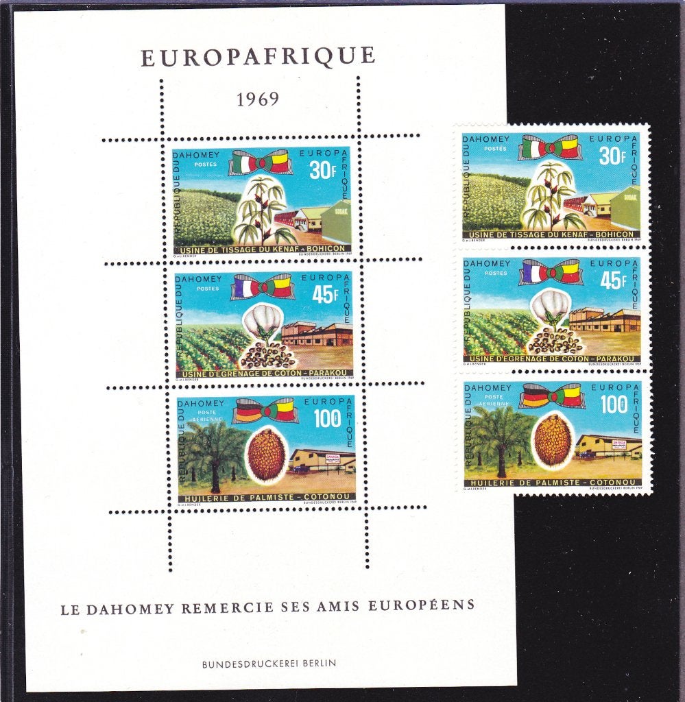 Europa Afrique Dahomey serie plus blok (S1079), Verzenden, Postfris, Overige thema's