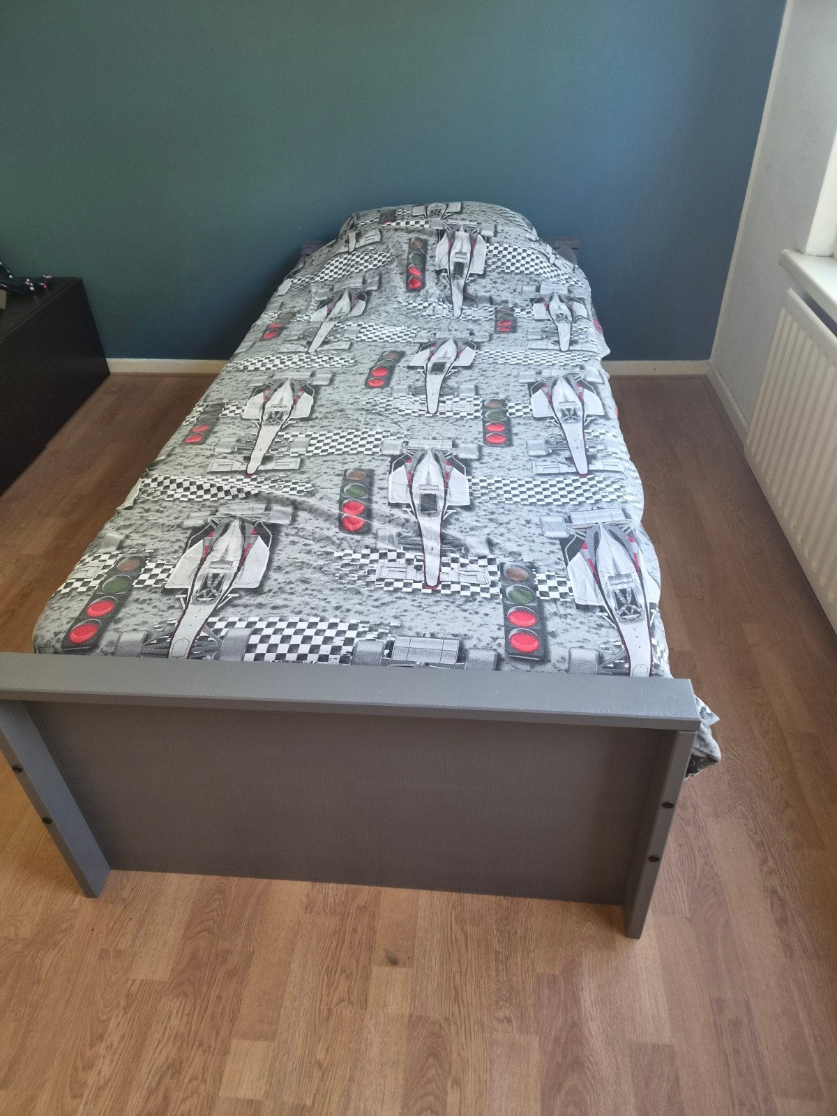 Mooi bed 90x200 cm, Ophalen, Zo goed als nieuw, Eenpersoons