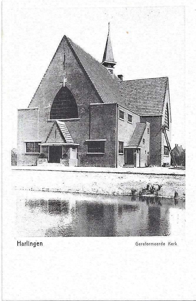 AK Harlingen - Gereformeerde Kerk, Verzenden, 1940 tot 1960, Ongelopen, Friesland