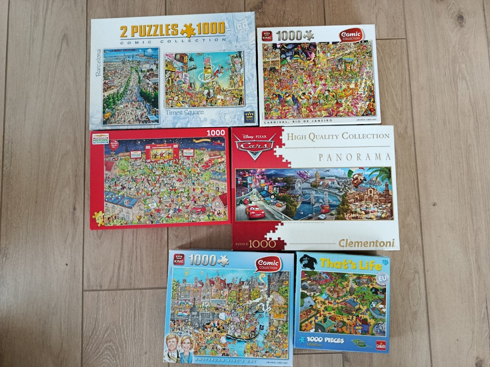 Diverse legpuzzels 1000 stukjes, zo goed als nieuw, Hobby en Vrije tijd, Ophalen of Verzenden, 500 t/m 1500 stukjes, Zo goed als nieuw