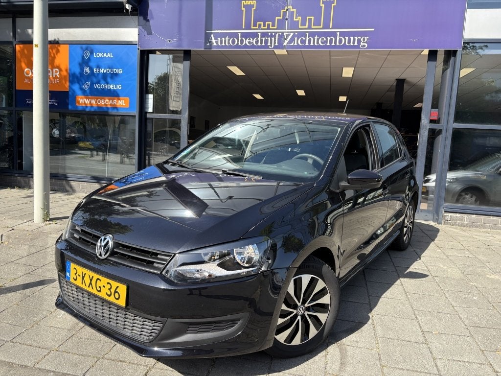Volkswagen Polo 1.2 TSI BlM. Edition CARPLAY -NAVI- ORG NL A, Euro 5, 4 cilinders, Zwart, Origineel Nederlands