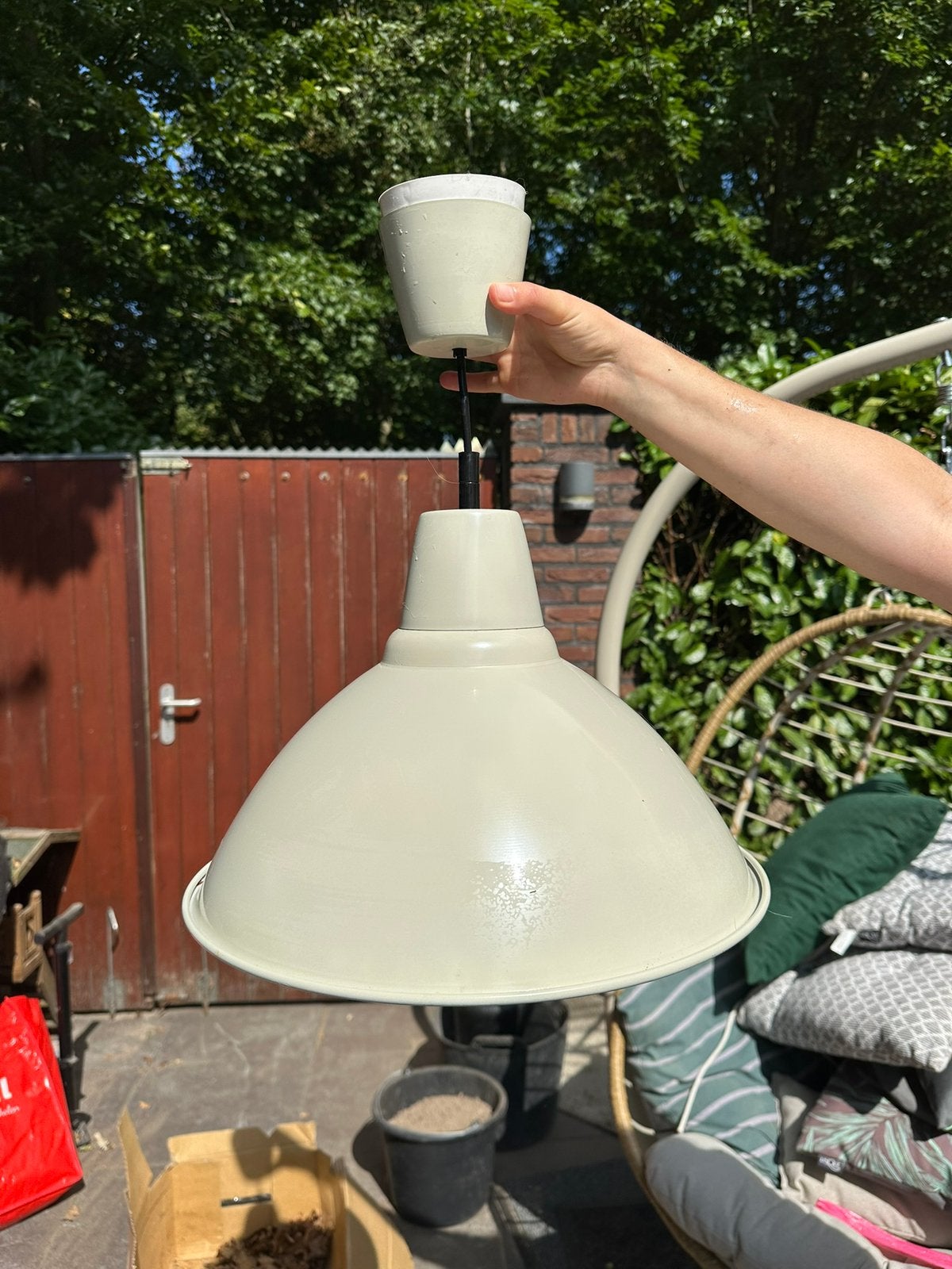 Lamp, Ophalen, Gebruikt, Metaal