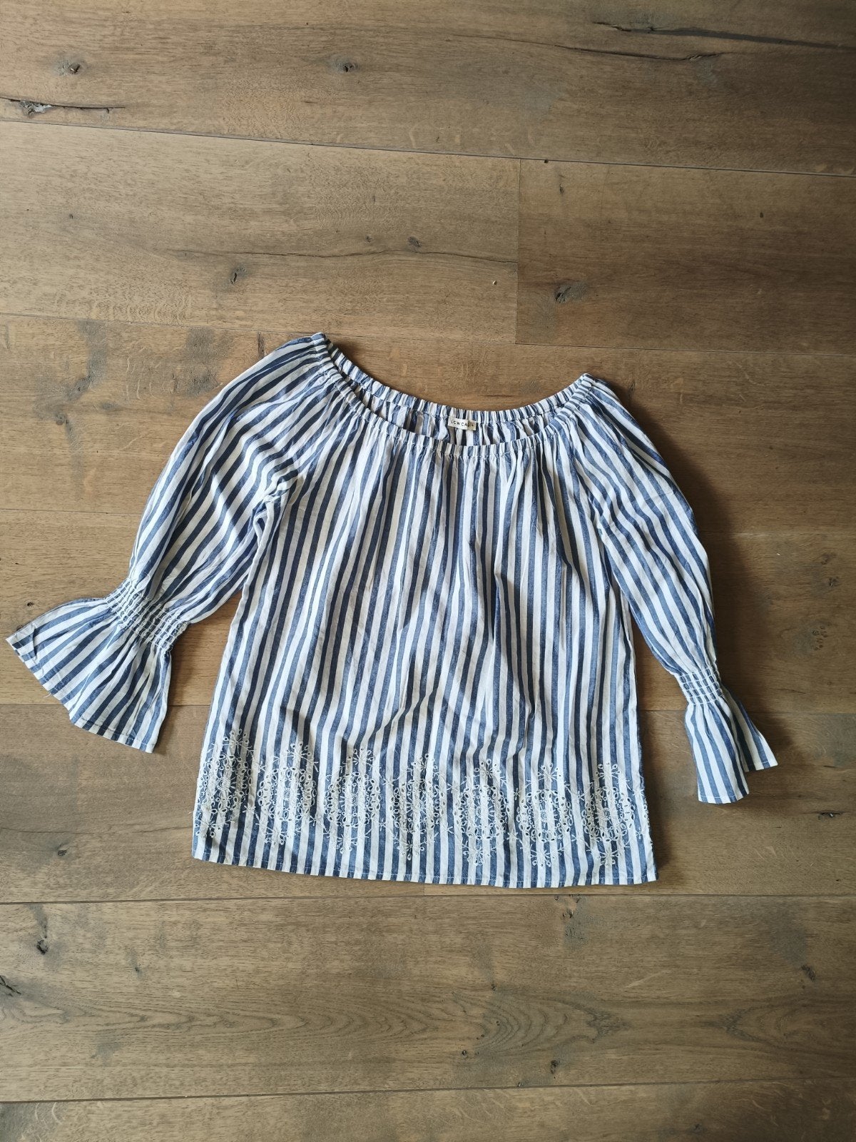 LCW Casual gestreepte off-shoulder blouse maat L, LCW Casual, Maat 42/44 (L), Gedragen, Verzenden