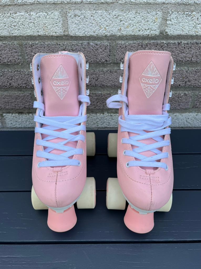 Oxelo roze rolschaatsen maat 35, Ophalen, Gebruikt, Kinderen