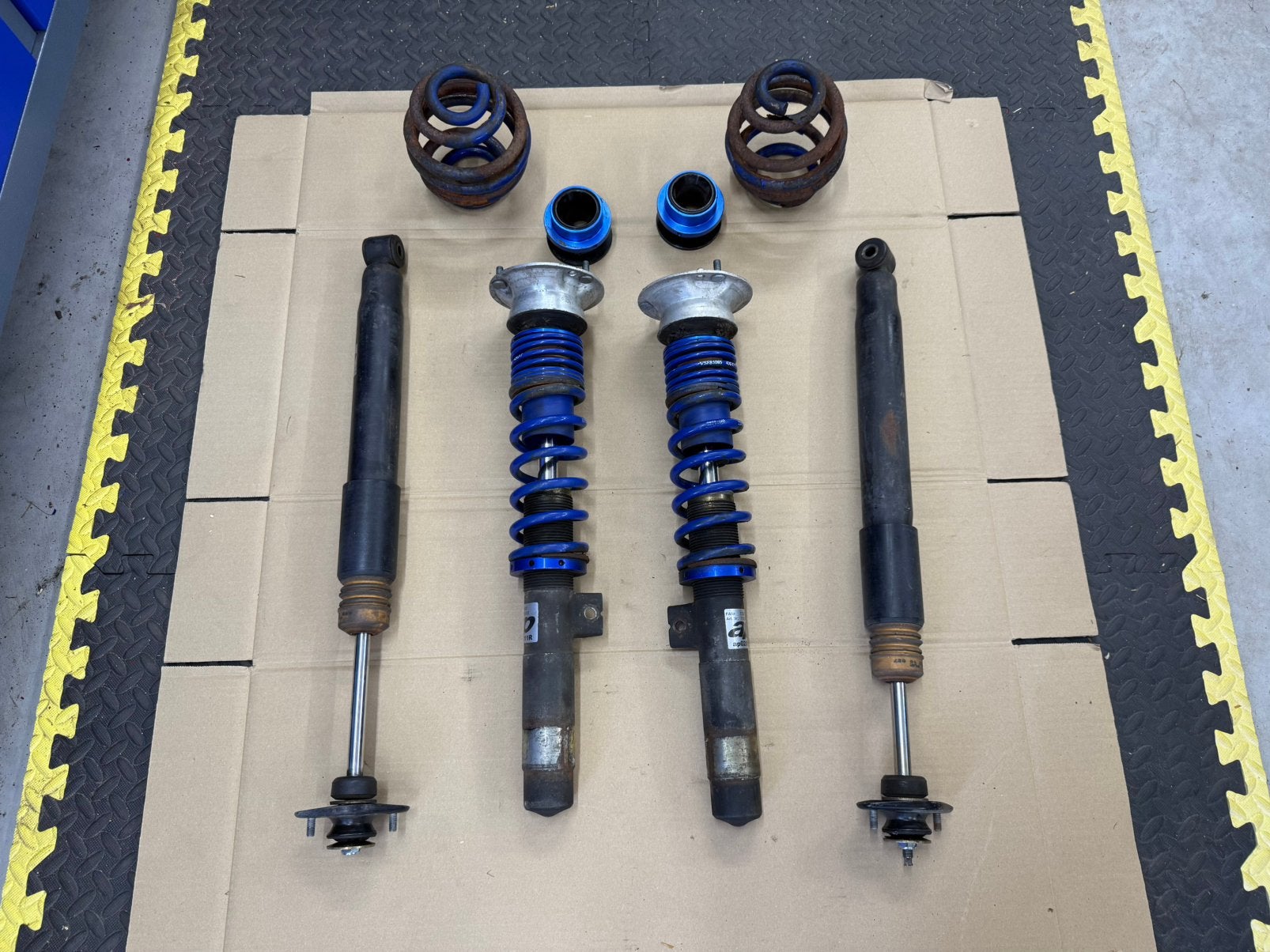 AP coilover set BMW E46, Ophalen, Gebruikt, BMW