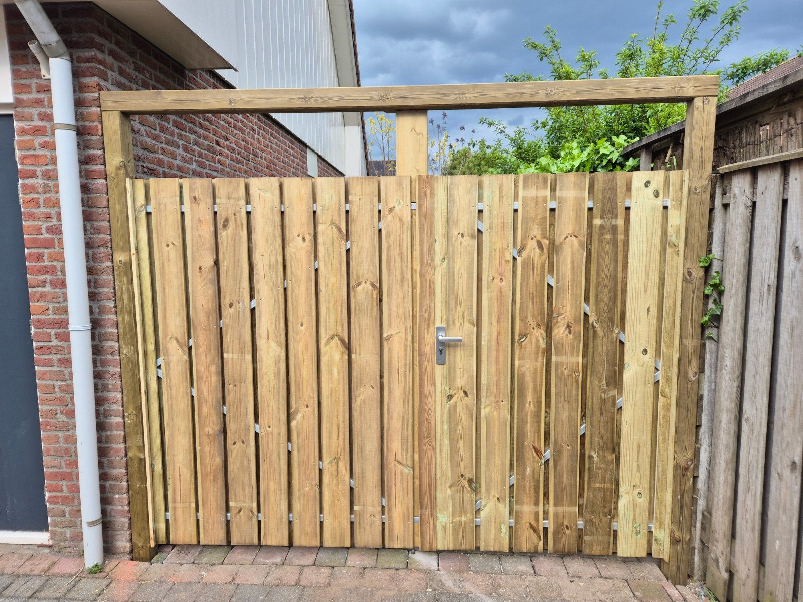 Poortdeuren / Schutting deuren op maat - Hardhout, Douglas, Ophalen of Verzenden