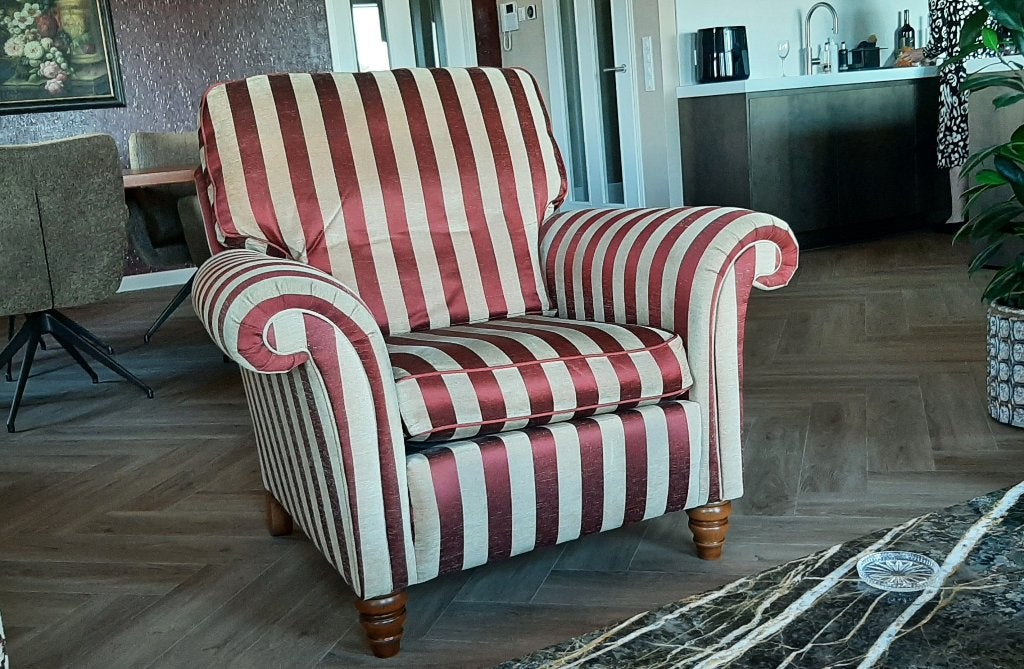 Fauteuil Duresta, Ophalen, 75 tot 100 cm, Zo goed als nieuw, Stof