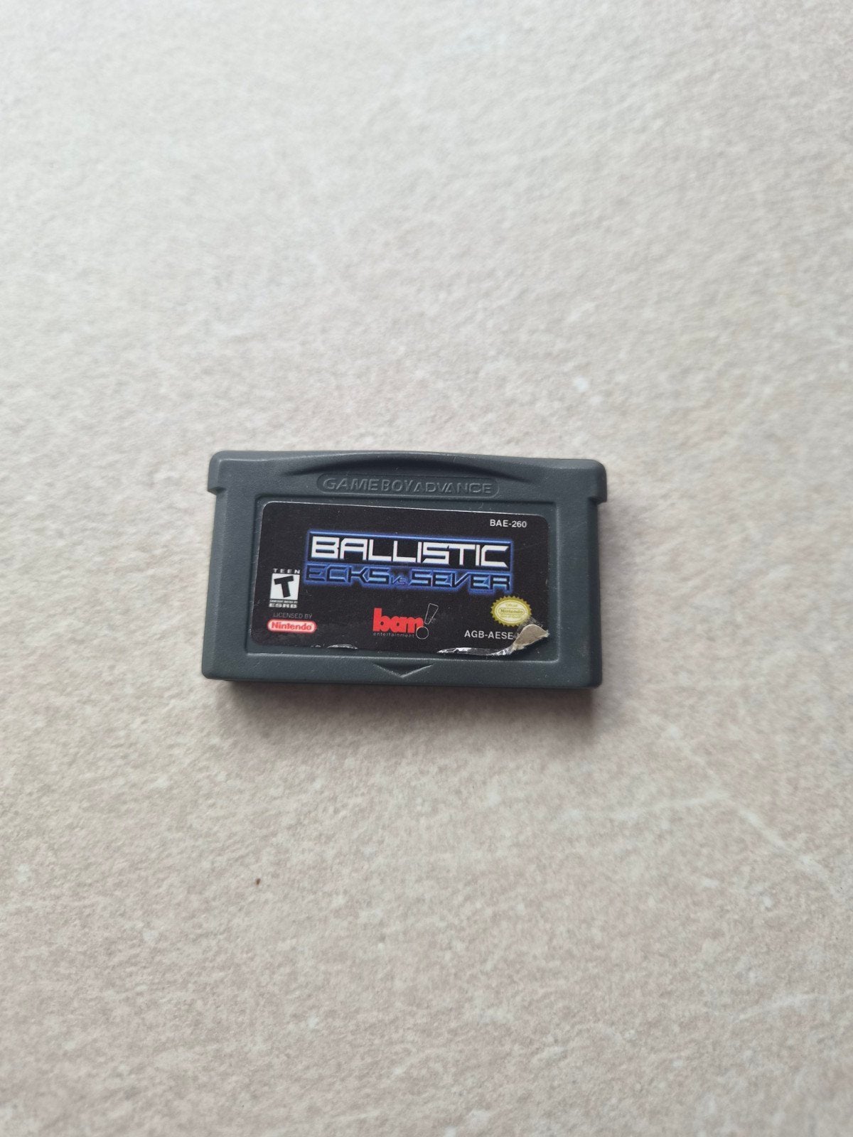 Gameboy Advance - Ballistic Ecks vs. Sever, 1 speler, Ophalen of Verzenden, Gebruikt, Vanaf 3 jaar