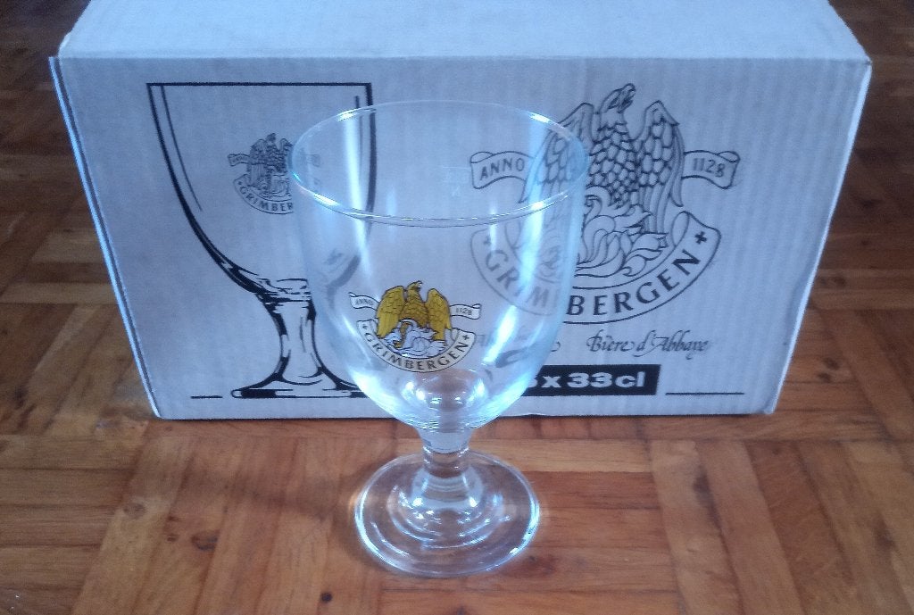 Bierglas Grimberg, Ophalen, Zo goed als nieuw, Glas of Glazen, Overige merken