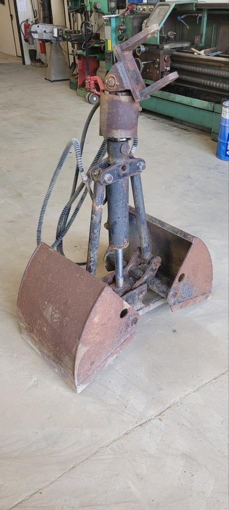 Knijperbak met rotator en kleischraper, Doe-het-zelf en Verbouw, Gereedschap | Machine-onderdelen en Toebehoren, Ophalen