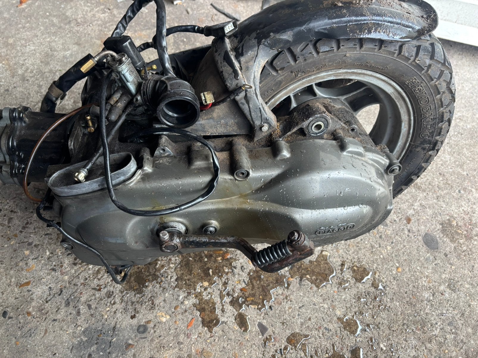 Hexagon 125cc blok LC Duits, Fietsen en Brommers, Brommeronderdelen | Scooters, Ophalen, Zo goed als nieuw, Blok, Piaggio