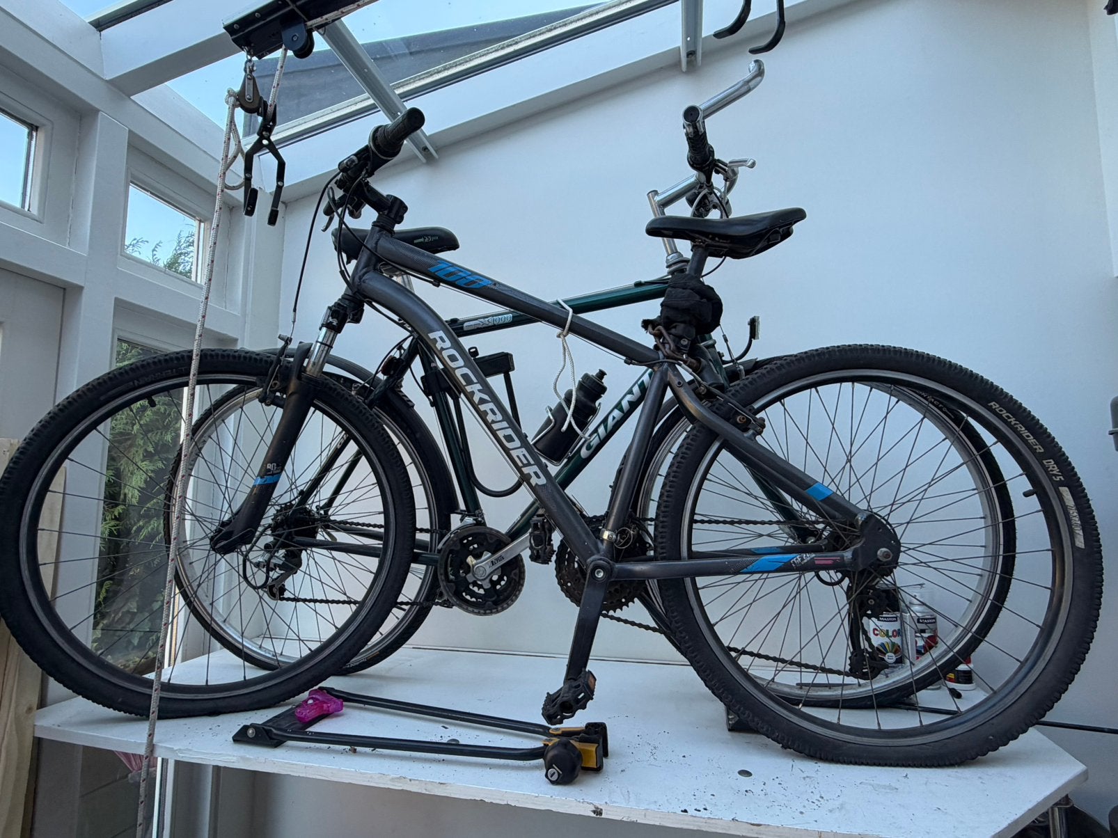 Rockrider st100 mountainbike, 26 inch, Zo goed als nieuw, Meer dan 20 versnellingen, Ophalen