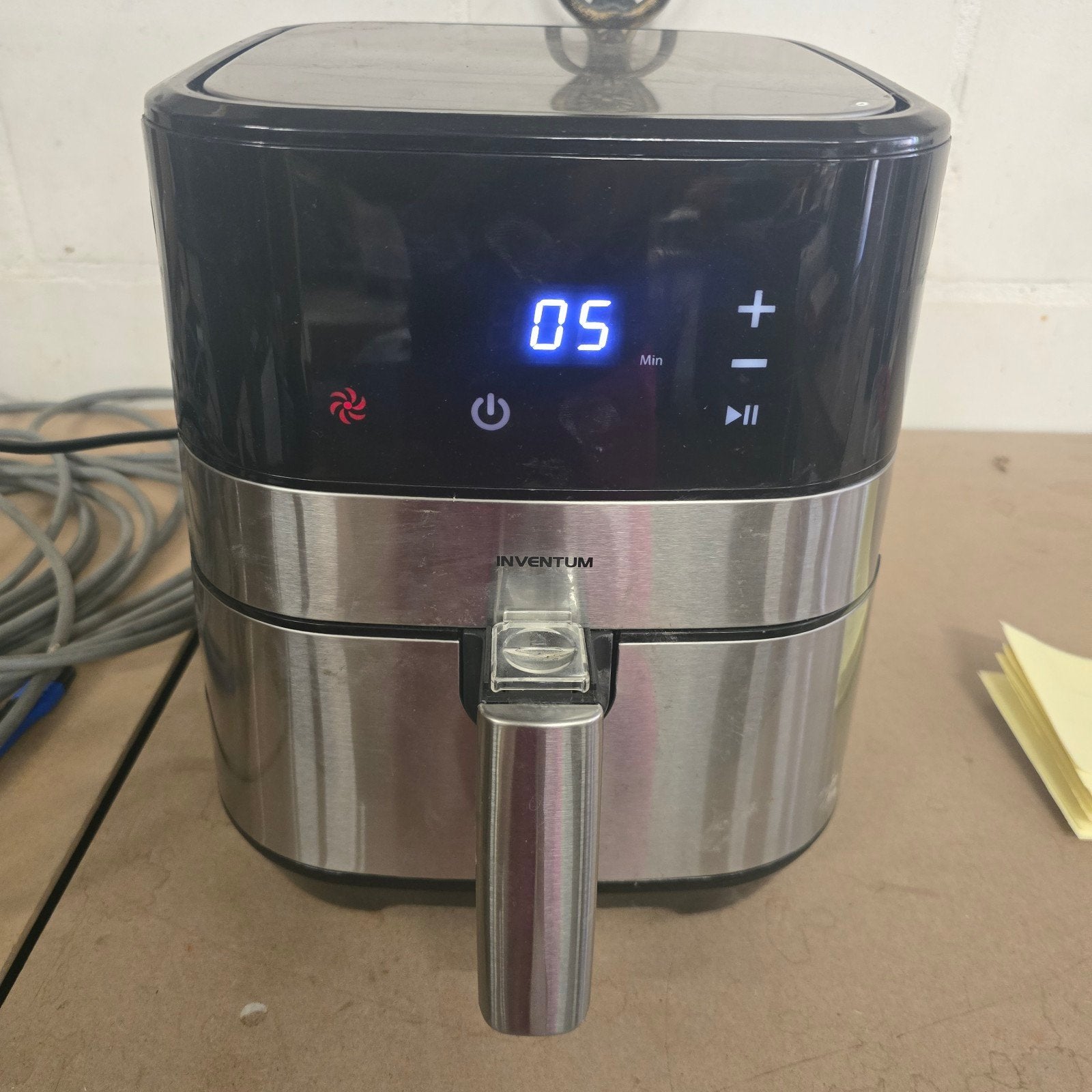 Inventum GF350HLD Airfryer 3,5L 1500W Digitaal – Werkt Goed, Airfryer, Ophalen of Verzenden, Babij, Helmond