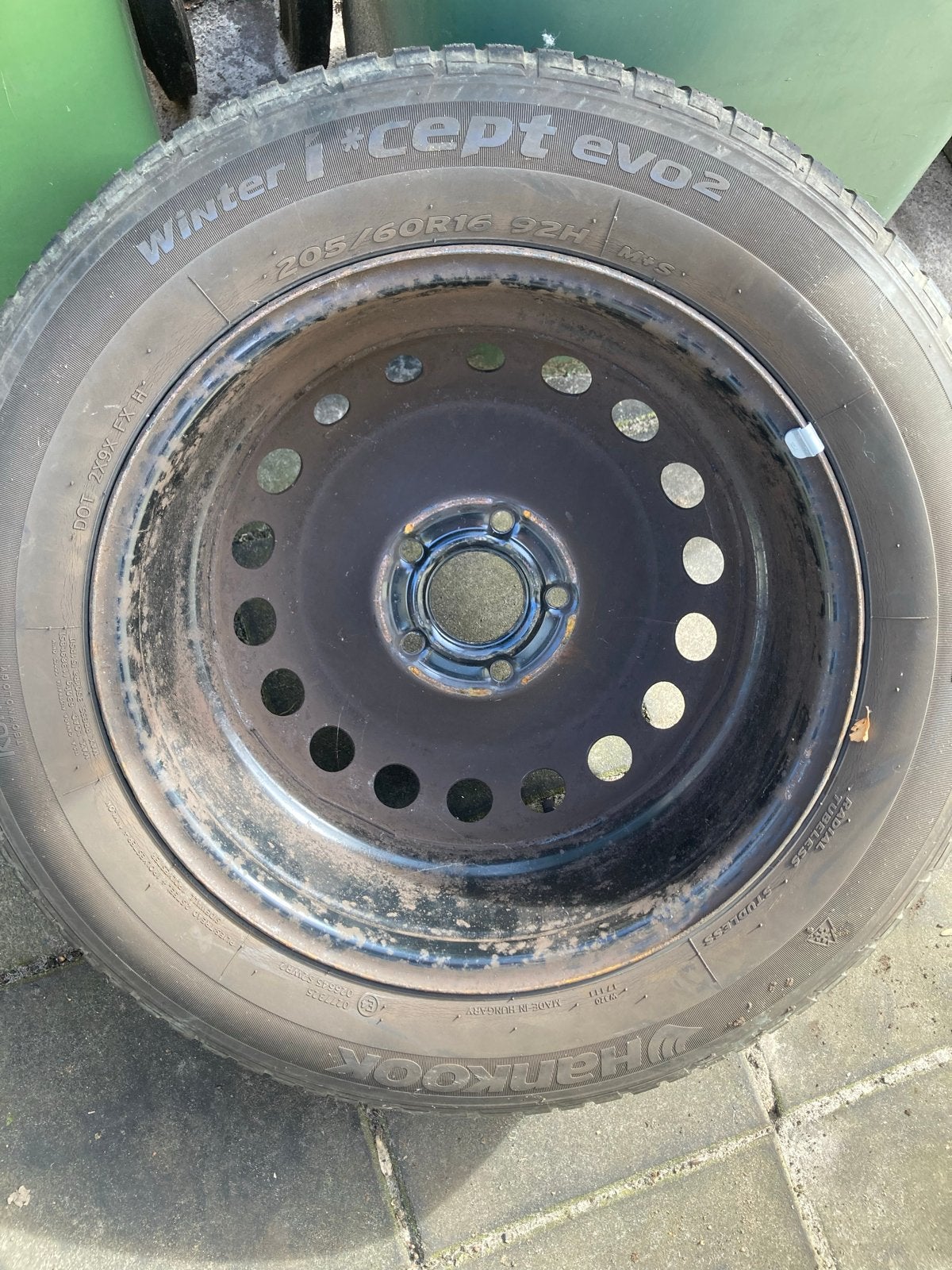 Hankook 205/60R16 92H reservewiel (compleet), Auto-onderdelen, Banden en Velgen, Ophalen, Gebruikt, 16 inch, Banden en Velgen