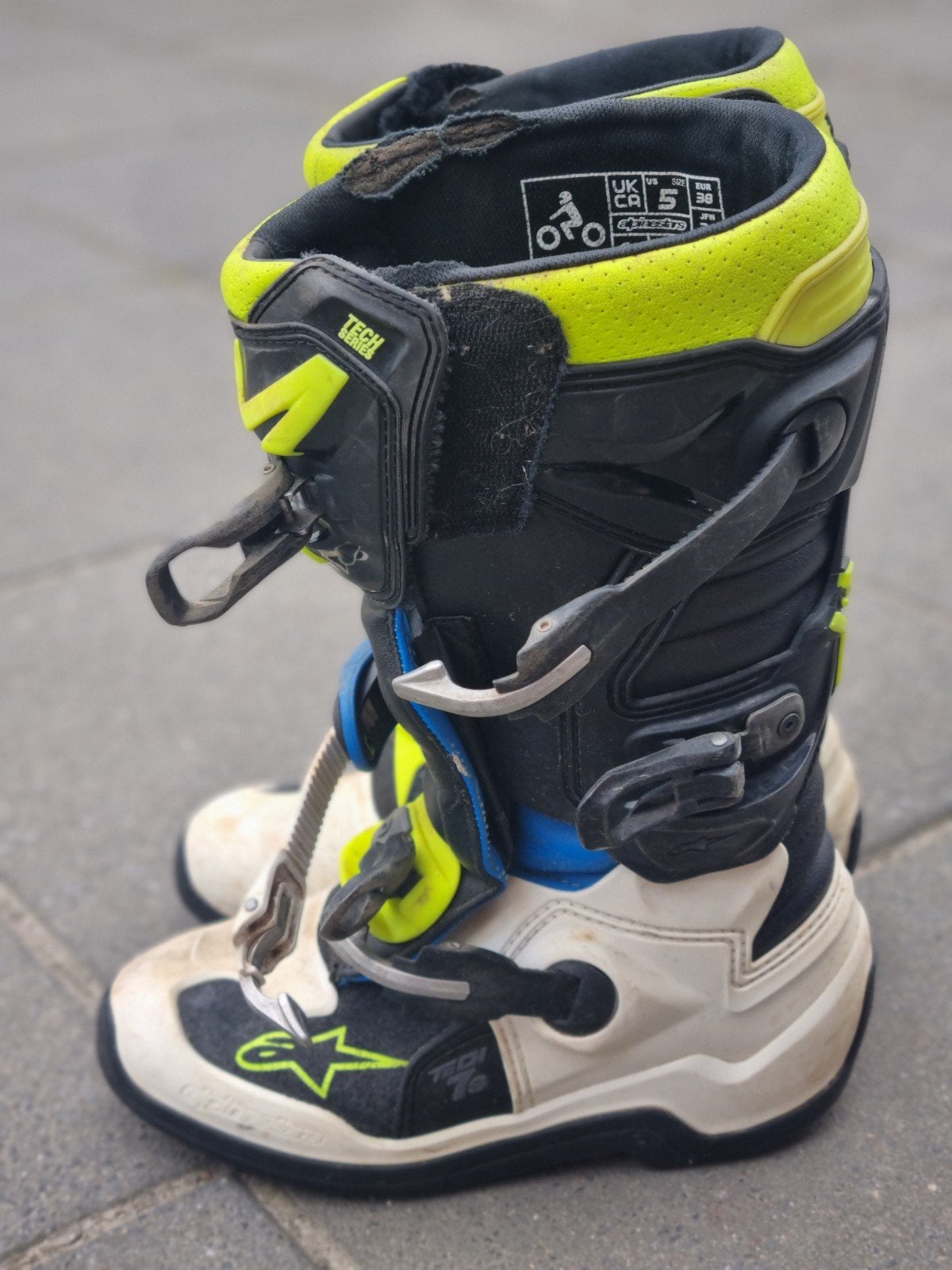 Alpinestars Tech 7 motorcrosslaarzen - Maat 38, Motoren, Kleding | Motorkleding, Heren, Ophalen of Verzenden, Alpinestars, Laarzen
