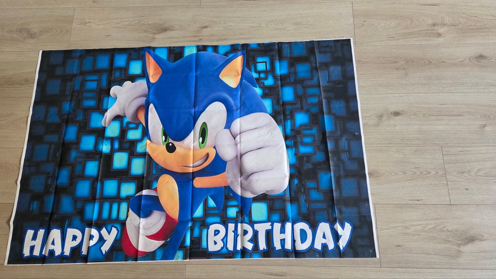 Happy birthday backdrop, Ophalen, Zo goed als nieuw