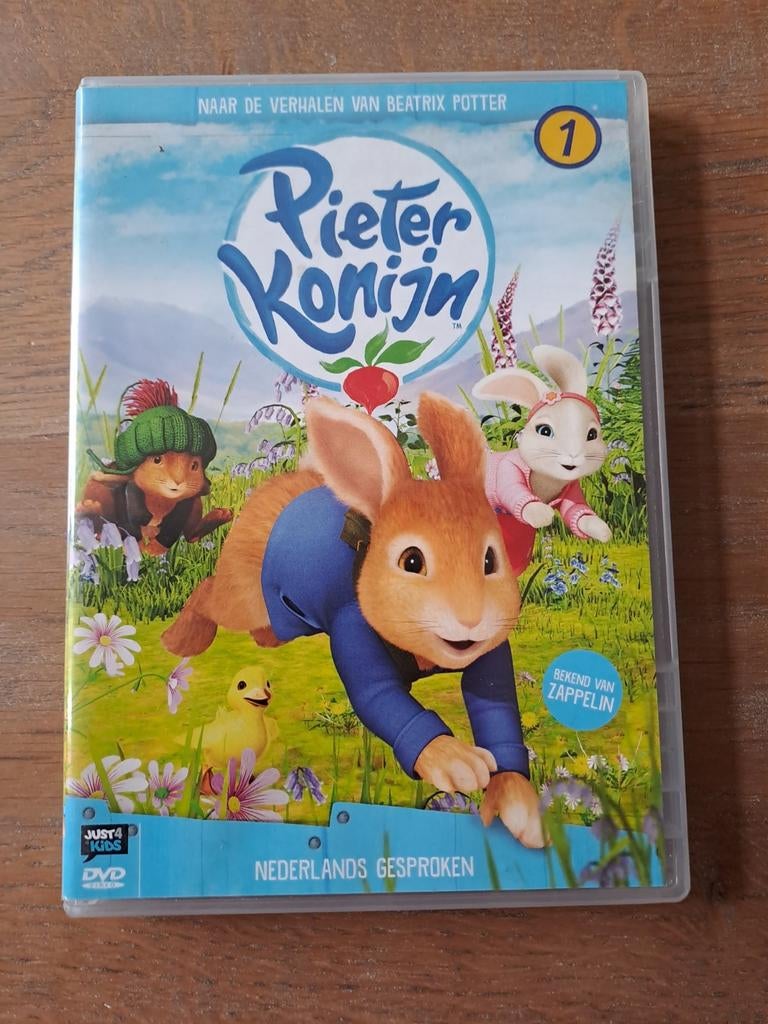 dvd Pieter Konijn  - Naar de verhalen van Beatrix Potter, Alle leeftijden, Ophalen of Verzenden, Zo goed als nieuw, Dieren